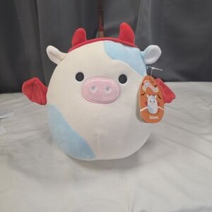 Squishmallows Belana the Cow Devil Halloween 8” Plush NWT 2022 Limited Edition